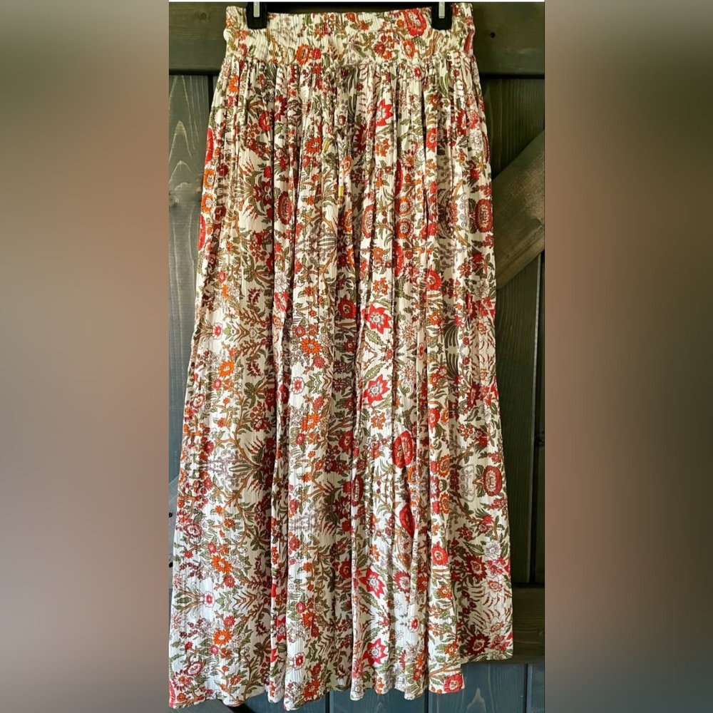 Natural life broom skirt, L